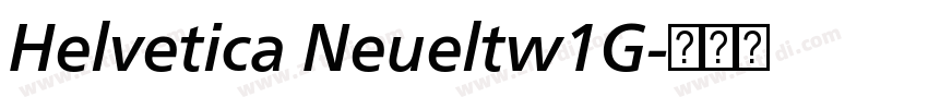 Helvetica Neueltw1G字体转换